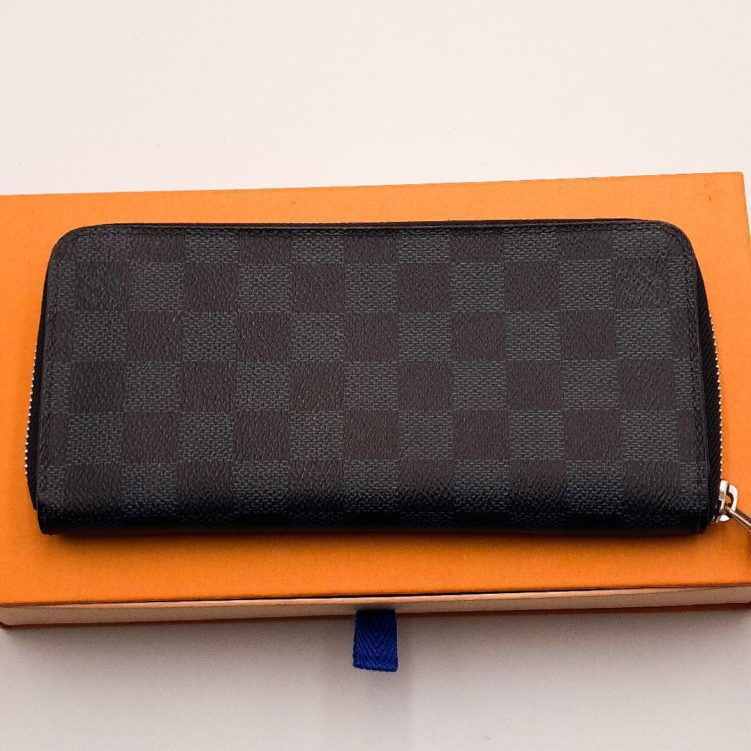 ルイヴィトン【最高級美品】ダミエコバルトジッピーウォレットヴェルティカル長財布