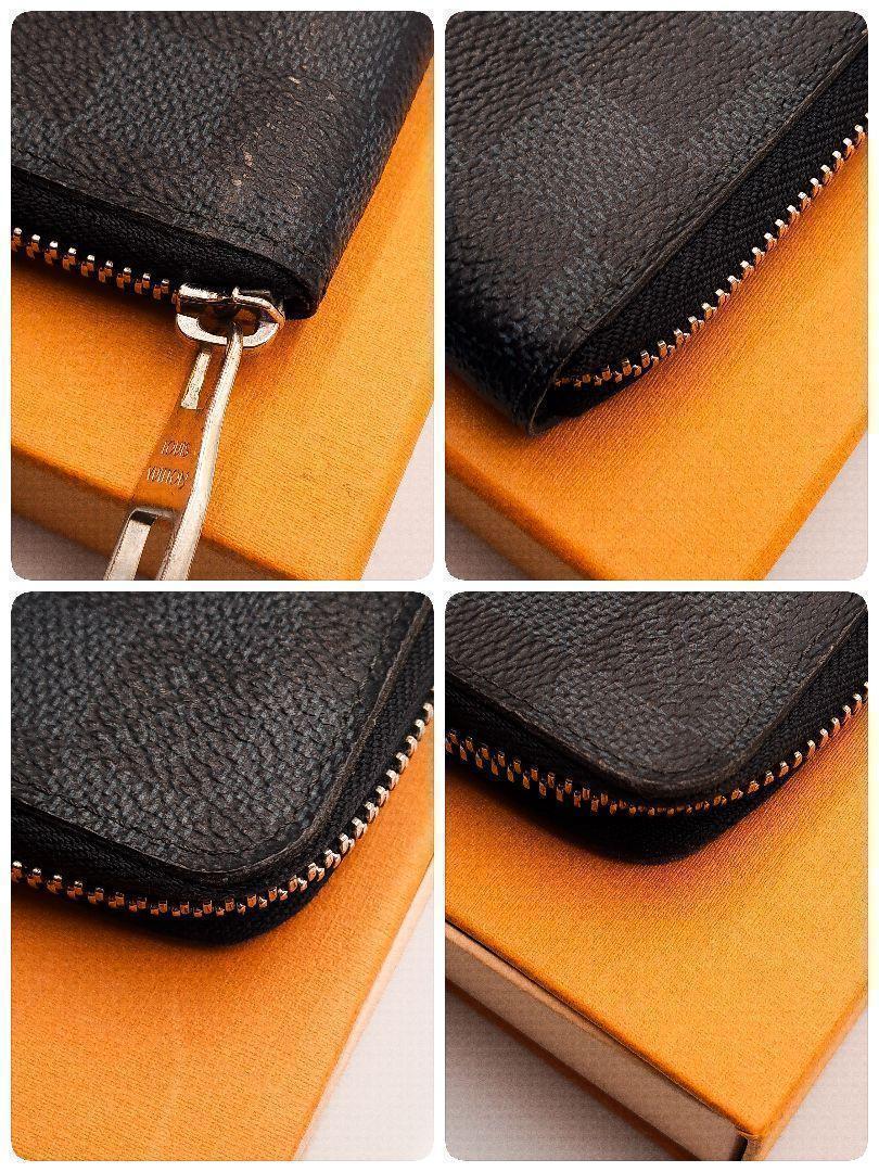 ルイヴィトン【最高級美品】ダミエコバルトジッピーウォレットヴェルティカル長財布
