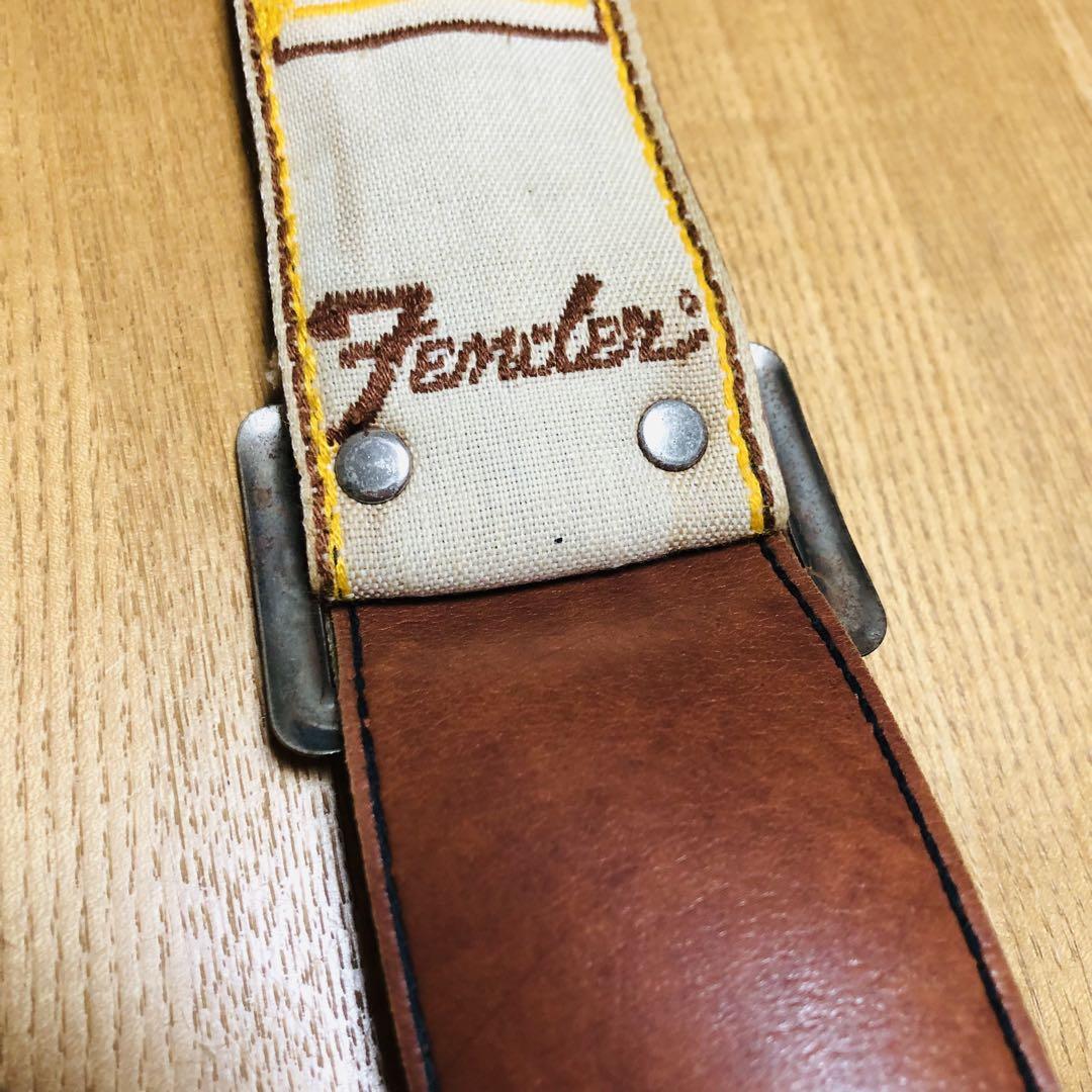激レア❗️70´s Fender 横ロゴ ヴィンテージ ストラップ