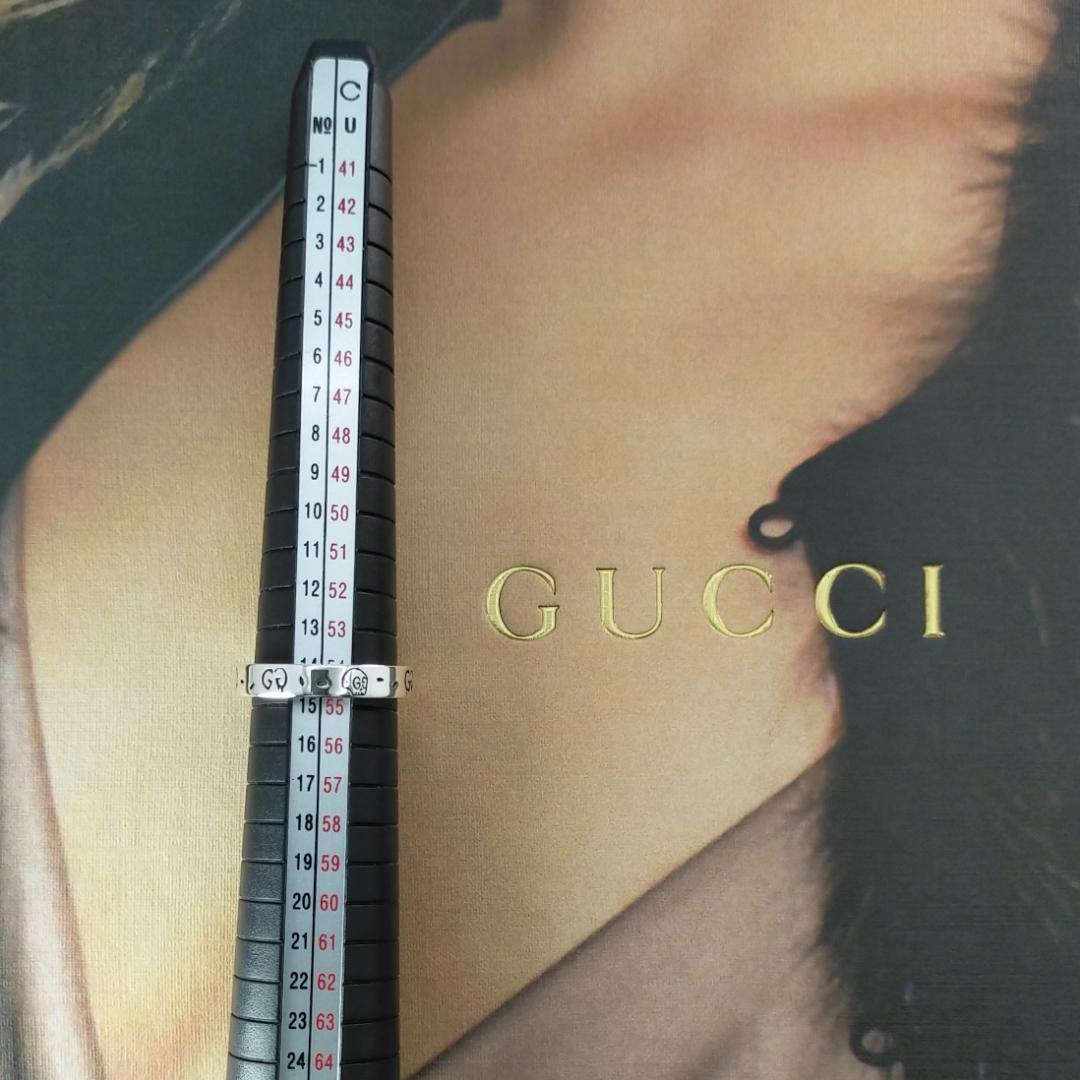 ★SALE★【GUCCI】ゴースト　スカル　GG　リング　１４号　1444