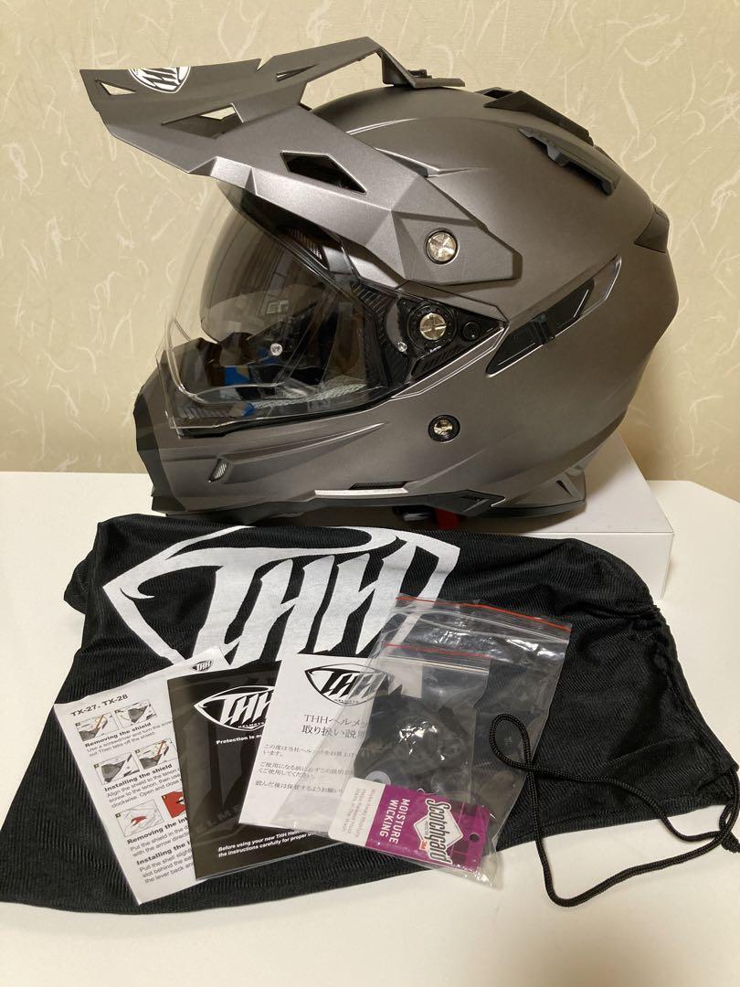 THH オフロードヘルメットサイズ XL Amazon | THH インナーサンバイザー採用 オフロードヘルメット
