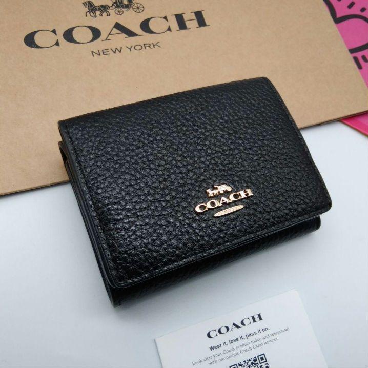 新作　新品　COACH　折り財布　レディース　人気の小銭入れ付き