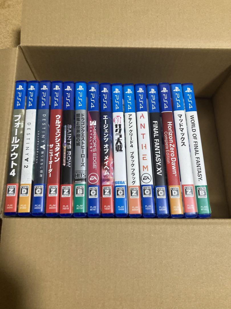 PS4ソフト15本セット(詳細は説明欄に記載)