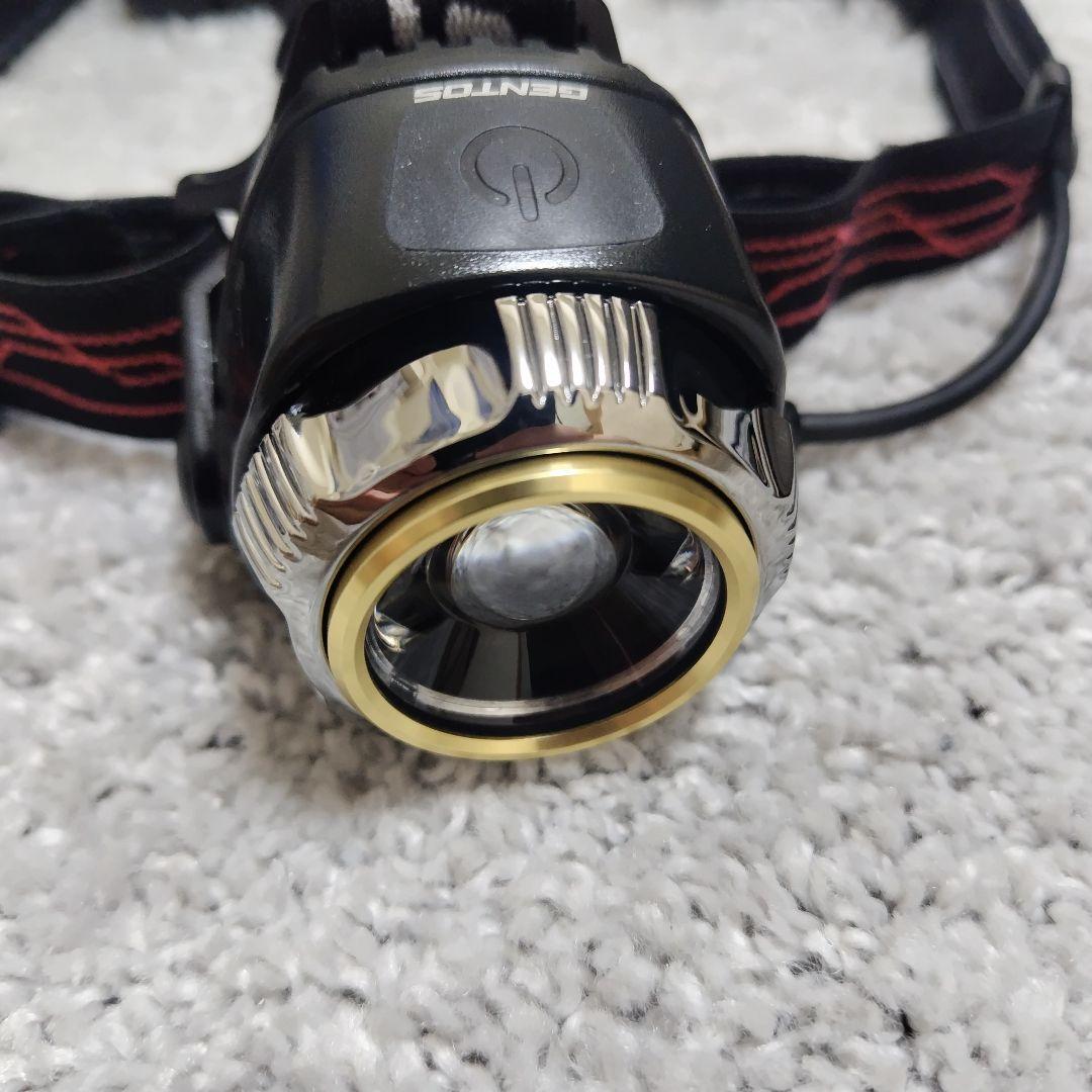 未使用　ジェントス GH-300RG ハイブリッド式LEDヘッドライト