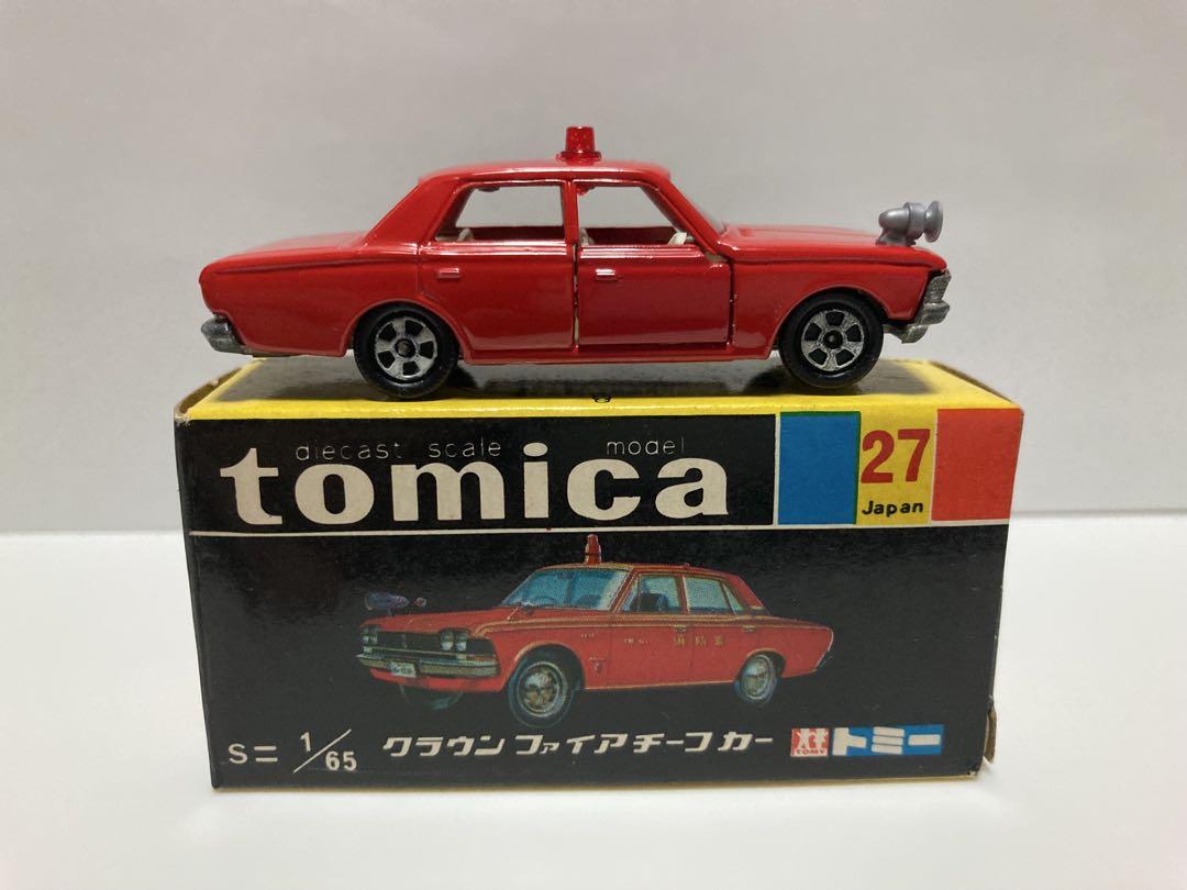 トミカ 日本製 クラウン ファイアチーフカー 1Aホイール 色指定