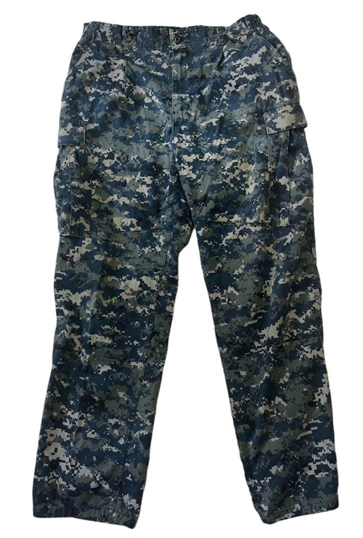 米軍 USN NWU III デジタルカモ カーゴ パンツ SR実寸W29-31L32+