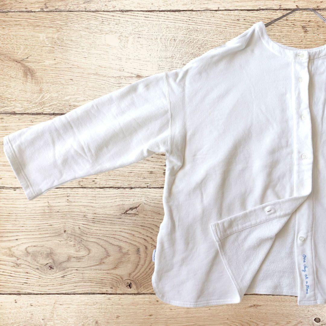 ネストローブ 裏毛2way刺繍カーディガン UpcycleLino ロゴボダン ネストローブ 裏毛2way刺繍カーディガン UpcycleLino ロゴボダン