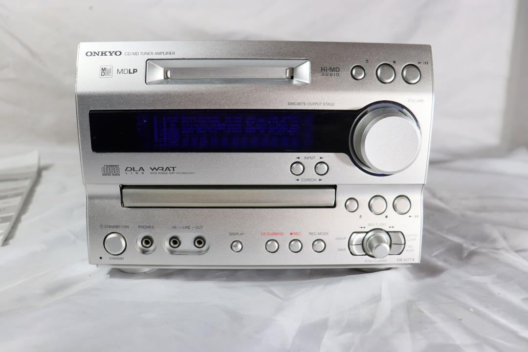ONKYO オンキョー　オンキヨー　CD/MD コンポ FR-N7TX
