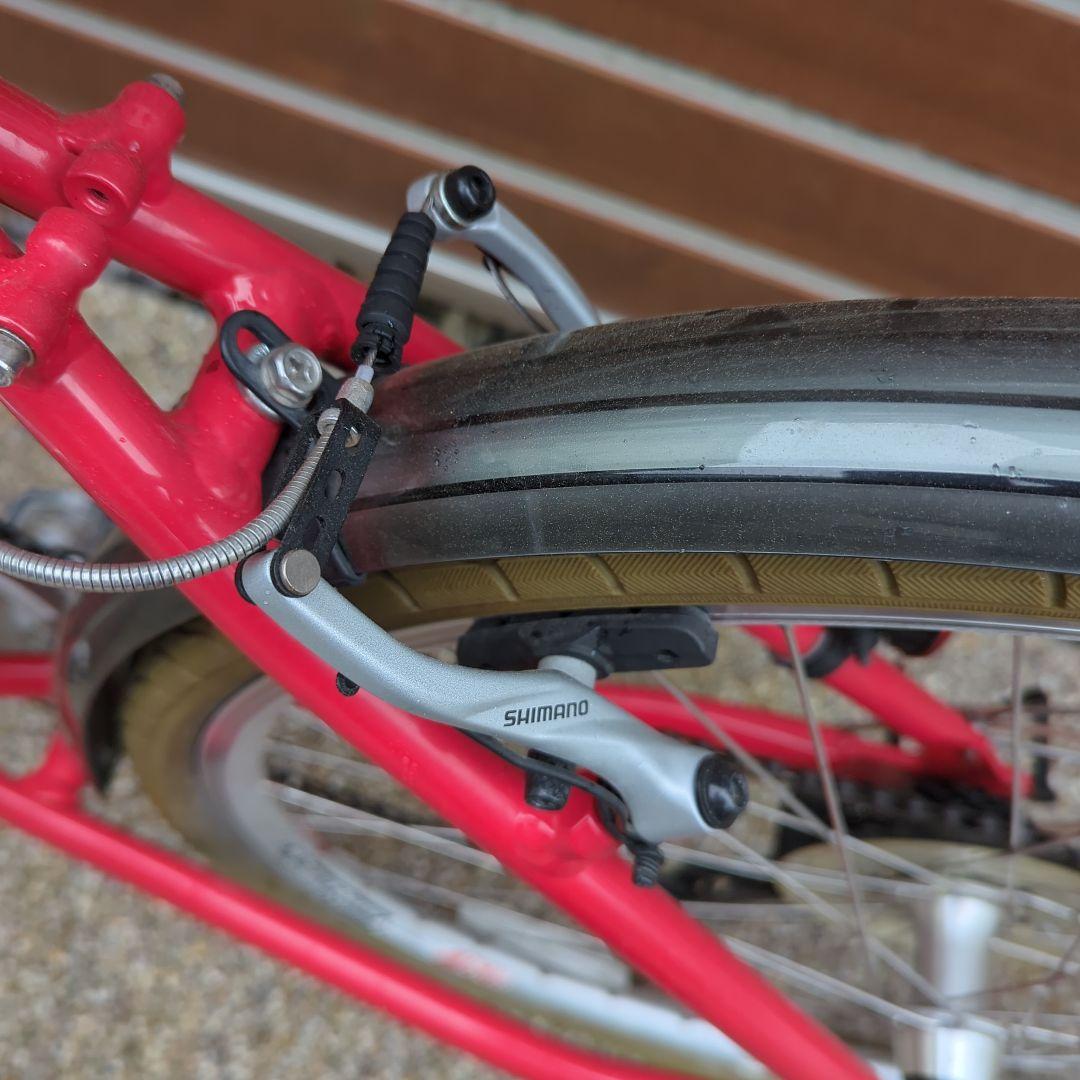 LOUIS GARNEAU 赤 小径自転車　ミニベロ(名古屋周辺引き取り)