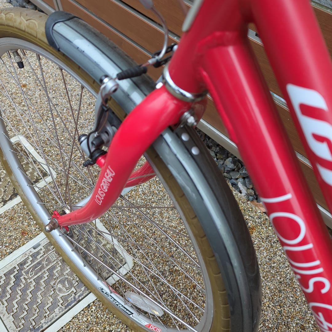 LOUIS GARNEAU 赤 小径自転車　ミニベロ(名古屋周辺引き取り)