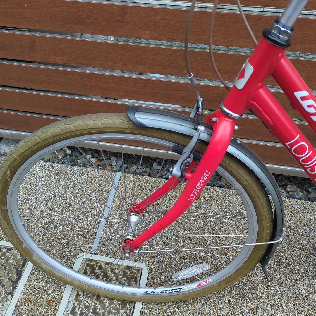 LOUIS GARNEAU 赤 小径自転車　ミニベロ(名古屋周辺引き取り)