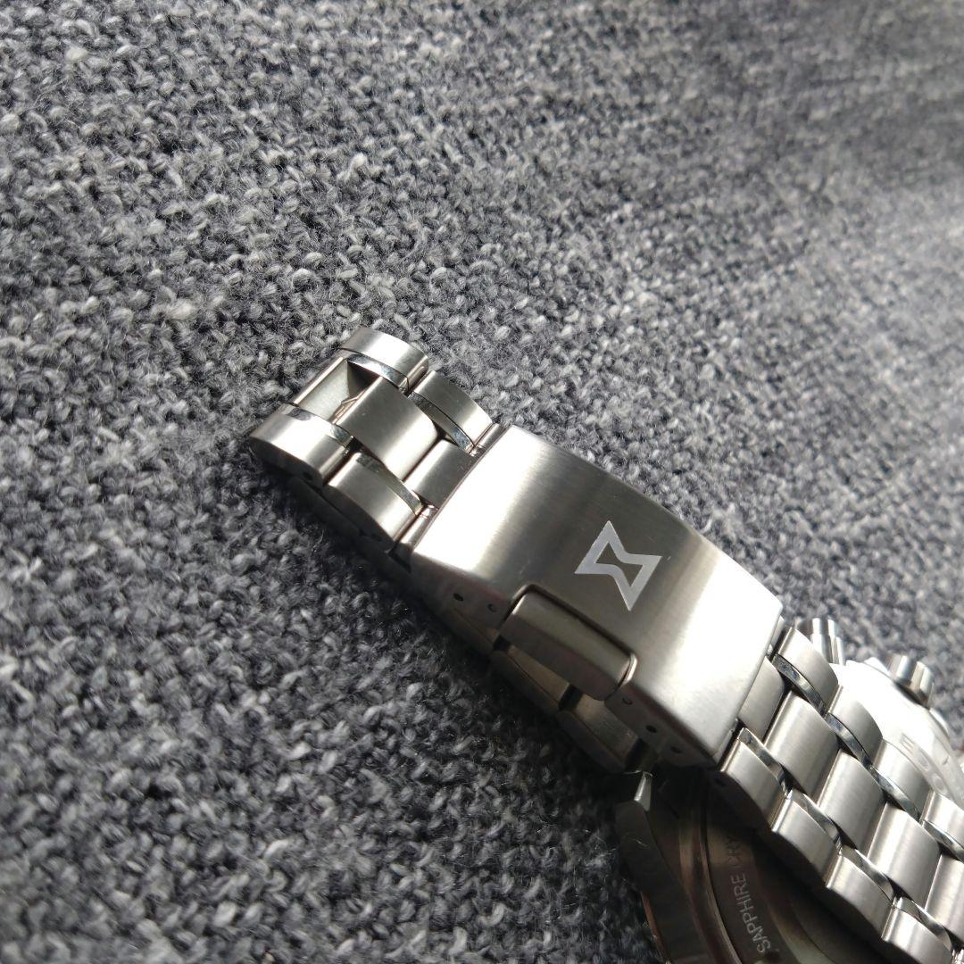 【EDOX】 クロノラリーS クォーツ クロノグラフ 黒文字盤