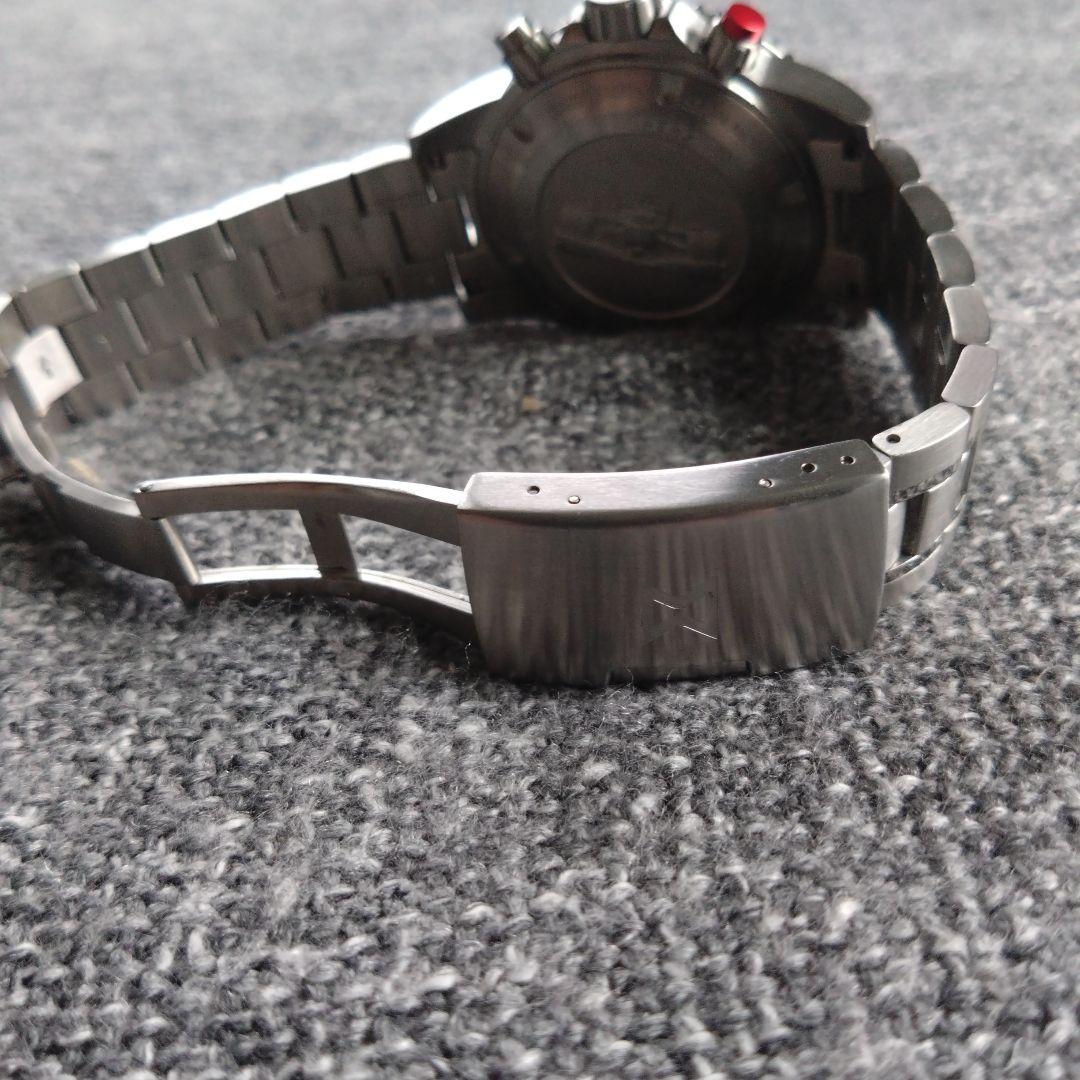 【EDOX】 クロノラリーS クォーツ クロノグラフ 黒文字盤