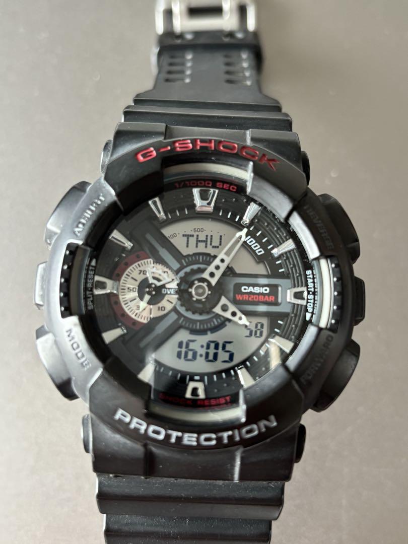 G-SHOCK デジタル腕時計 ブラック - メルカリ