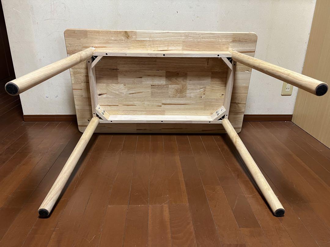 【アウトレット品】　新品未使用品　ウッドハイテーブル