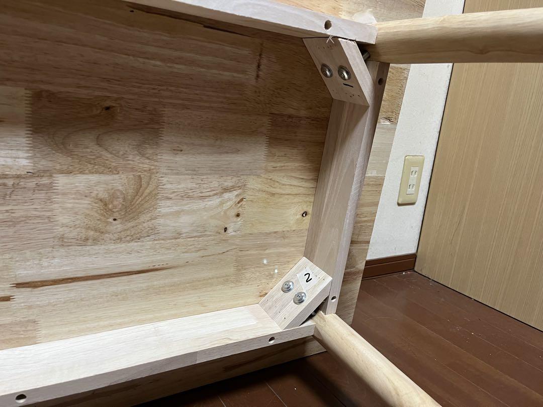 【アウトレット品】　新品未使用品　ウッドハイテーブル