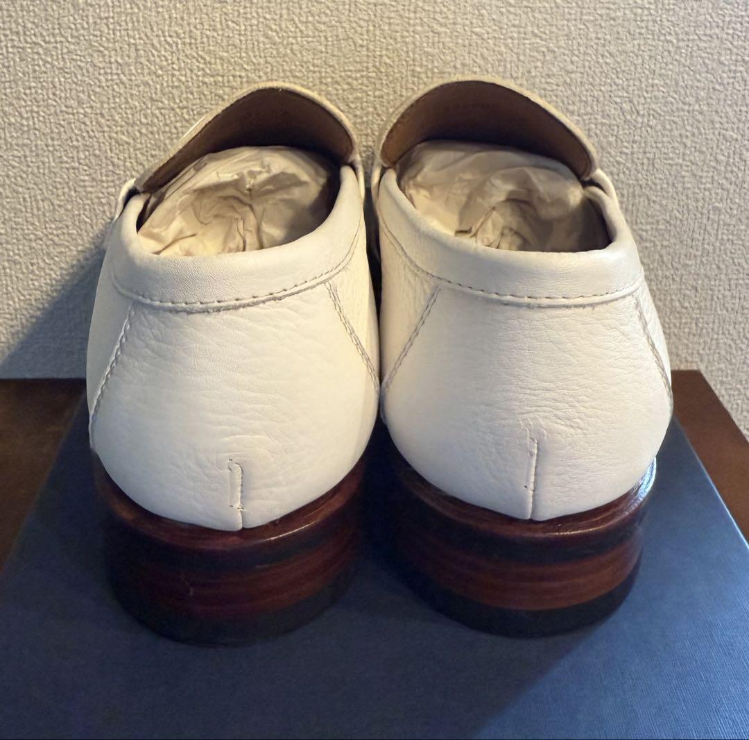 ★新品★YANKO ヤンコ ペニーローファー ホワイト スペイン製　7