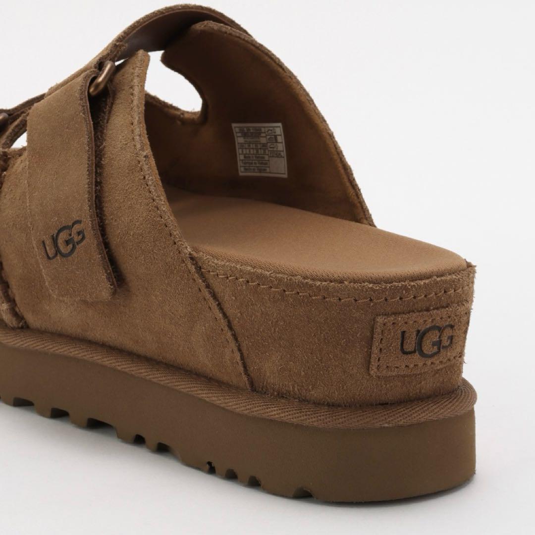 スエード サンダルUGG/ W GOLDENSTAR HI SLIDE 24.5
