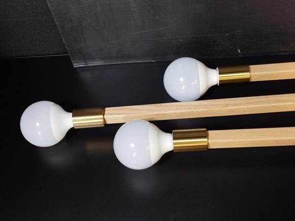 J 【中古品】INTERFORM アストル バウム 照明器具 木製 ホワイト