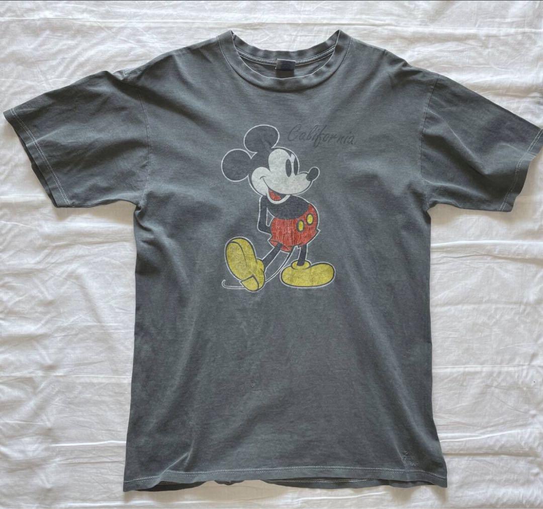 ヴィンテージVelva Sheen ミッキーマウスTシャツ　フェード