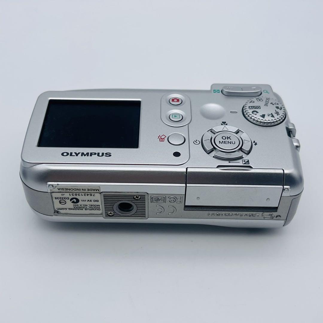 動作確認済み】OLYMPUS CAMEDIA X-550 デジカメ 単三電池