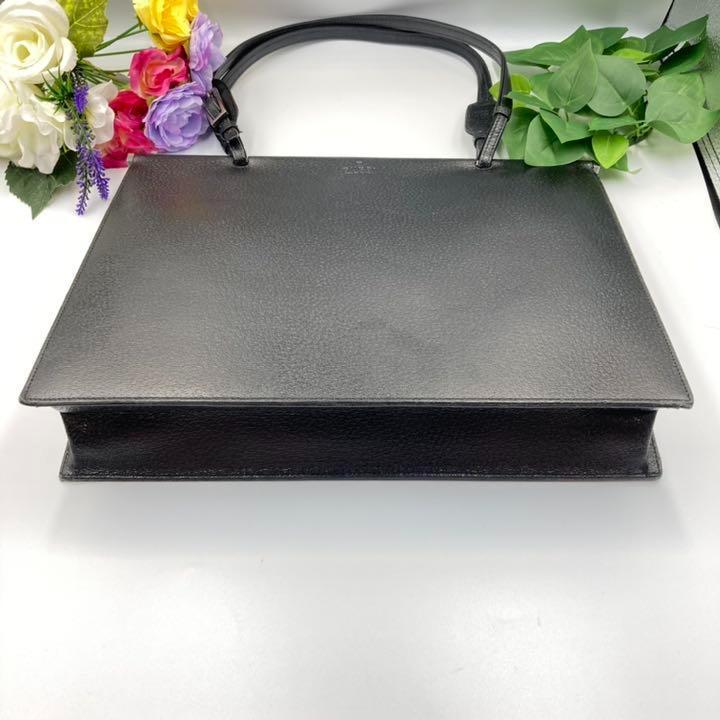 美品☆グッチ レザー トートバッグ ビジネス 書類バッグ