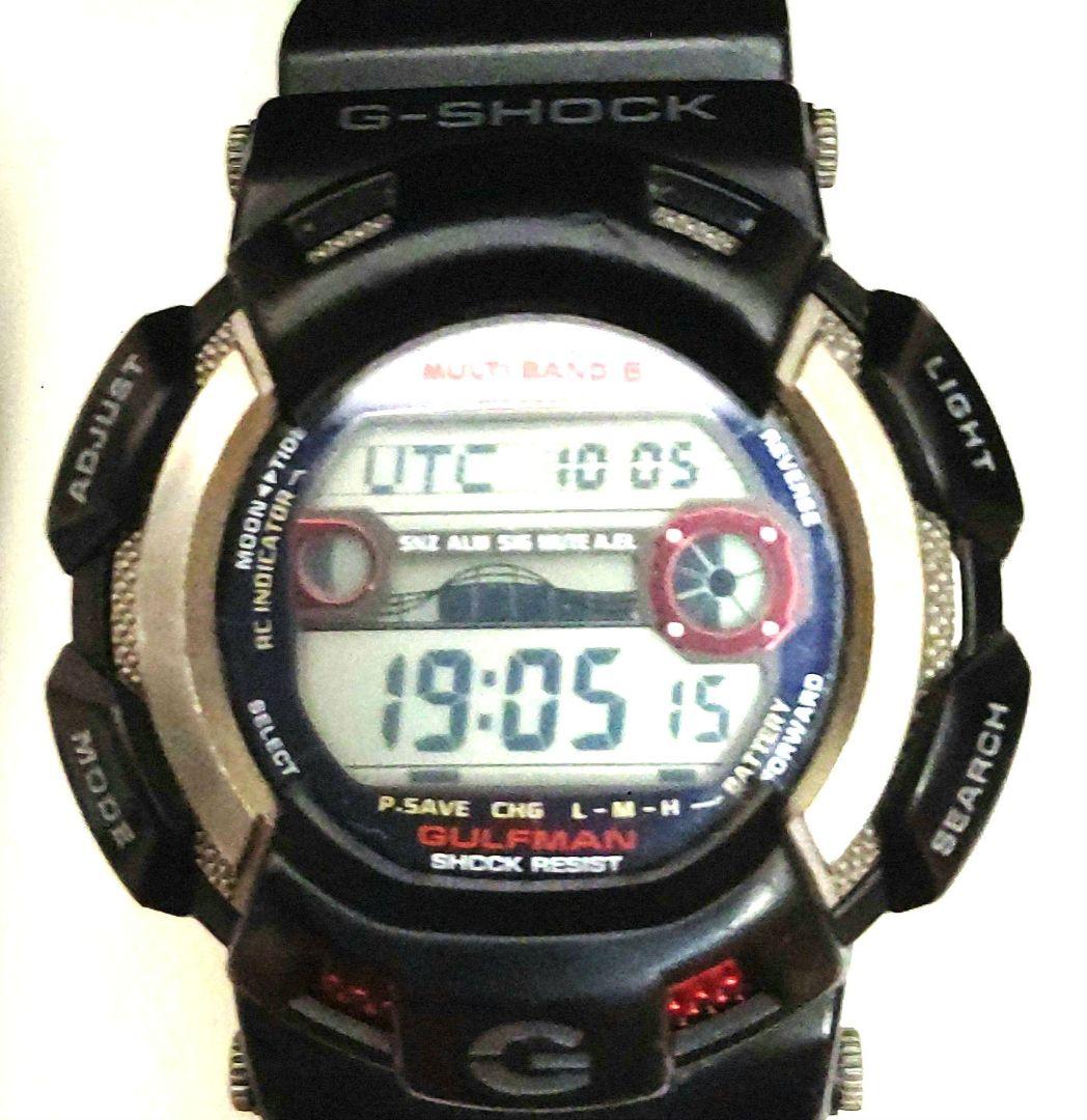 G-SHOCK ガルフマン GW-9110-1JF 電波受信 タフソーラー 中古