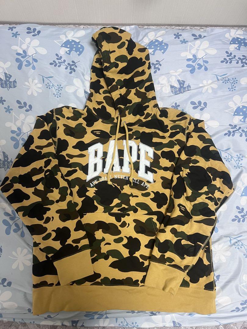 A Bathing Ape 紫系カモフラージュ パーカー XS シャーク