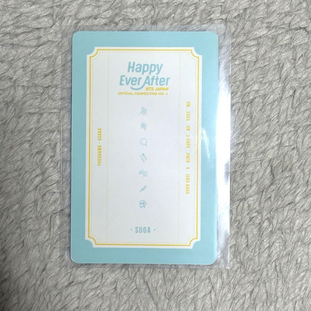 BTS Happy Ever After DVD トレカ SUGA ユンギ