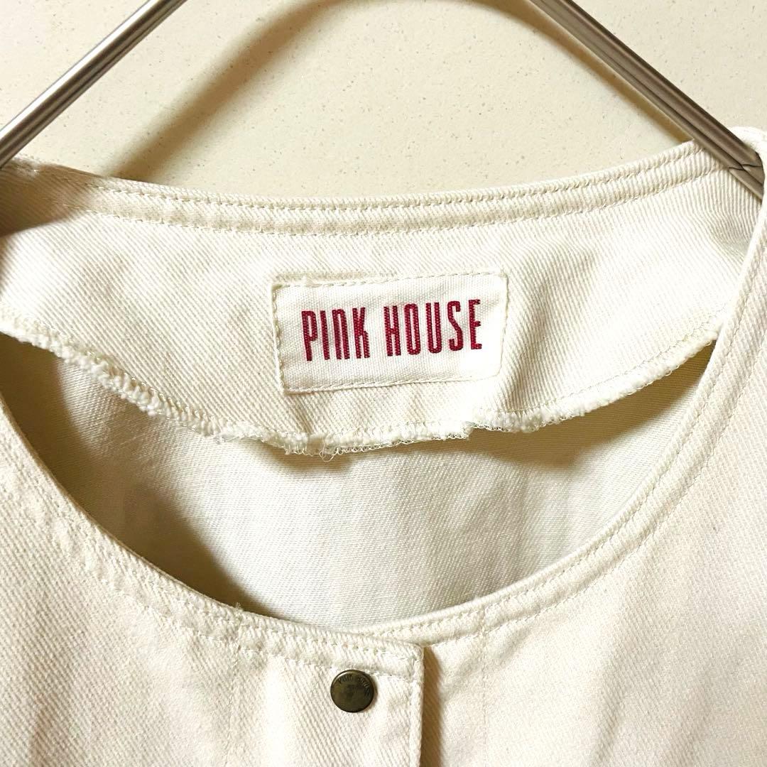 極美品✨ PINK HOUSE コットン ジャケットカーディガン アウター