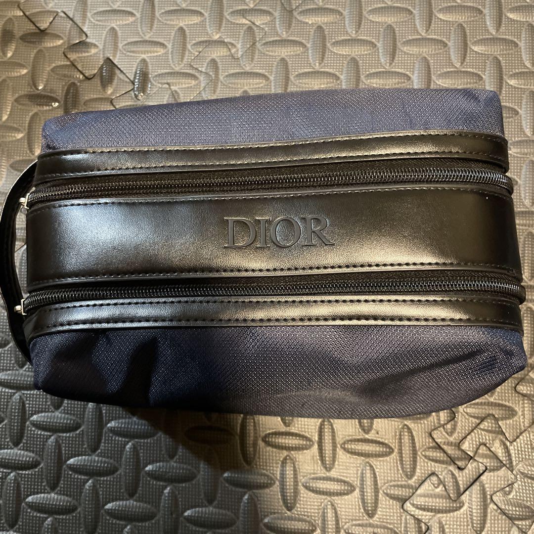 美品　Dior クラッチバッグ ネイビー　本物
