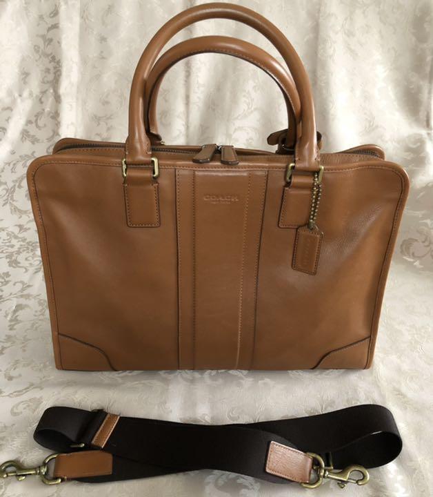 コーチ COACH ビジネスバッグ ショルダーベルト付