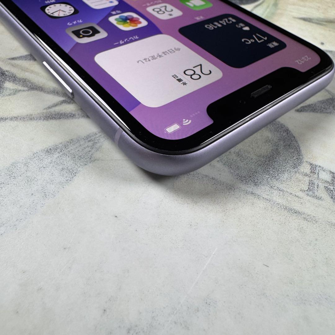 iPhone 11パープル　64GB SIMロック解除済み