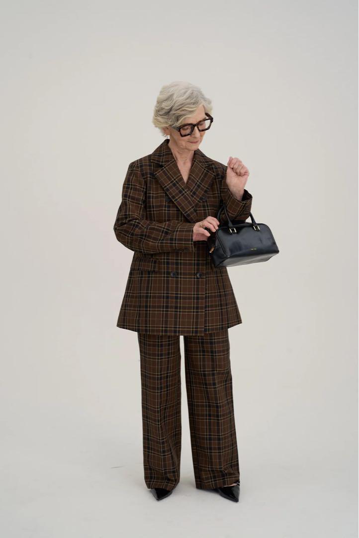 THE TOE Buckingham jacket 新品 brown / S