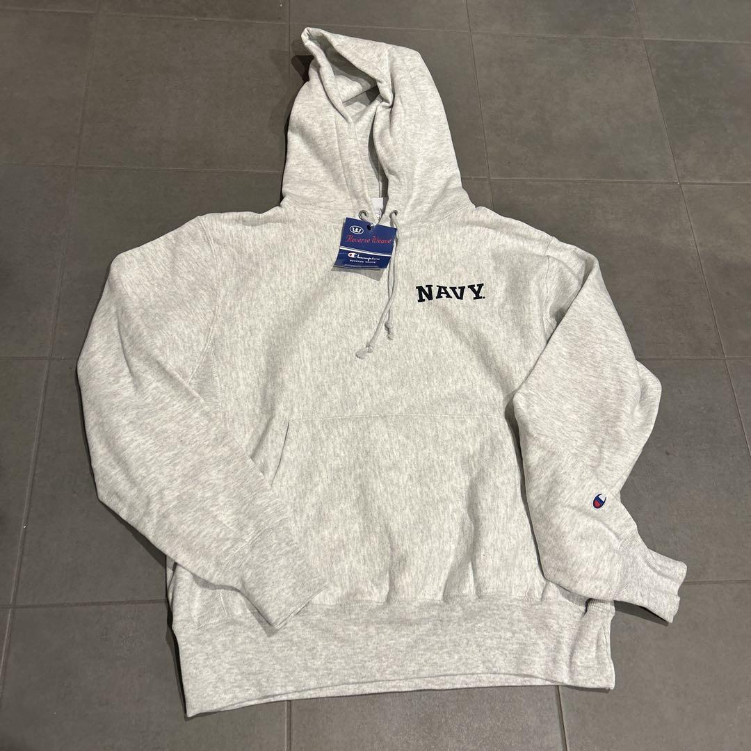 m*i様 日本未発売 XL NAVY CHAMPION リバースウィーブ パーカ