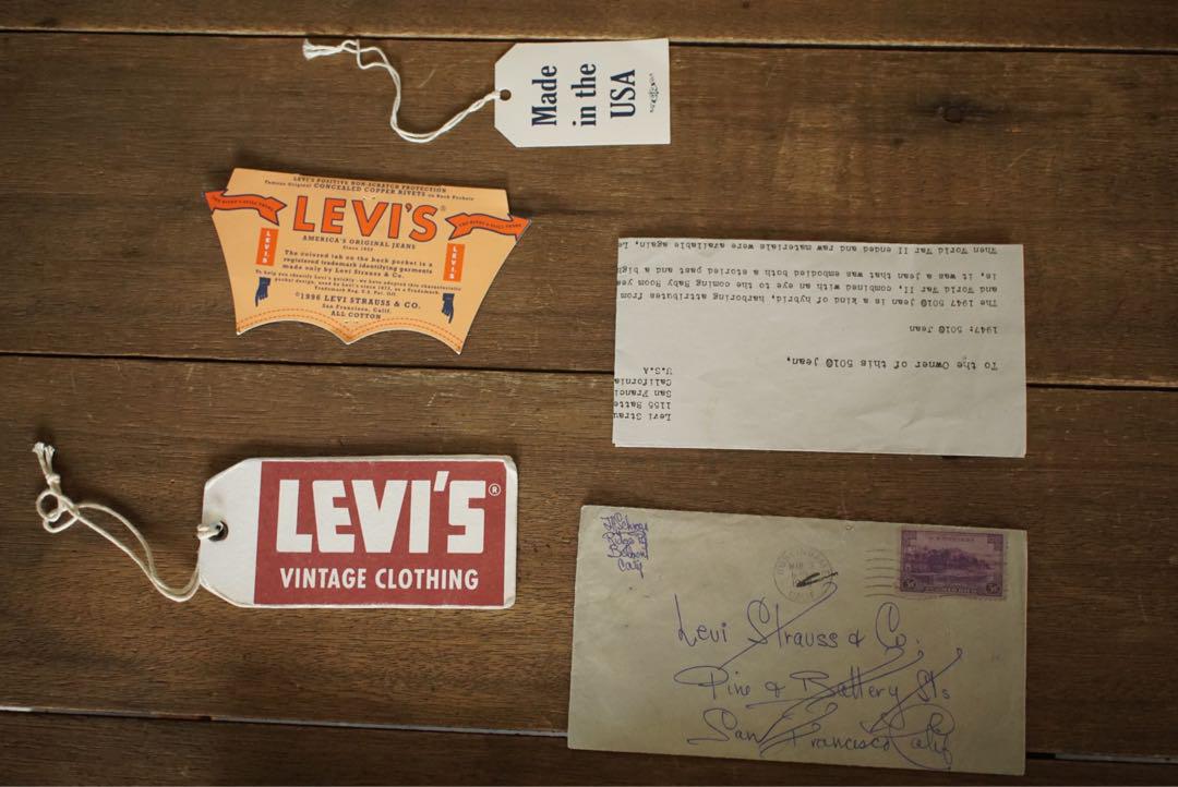 新品 LEVI'S LVC デッドストック アメリカ製 1947モデル 復刻