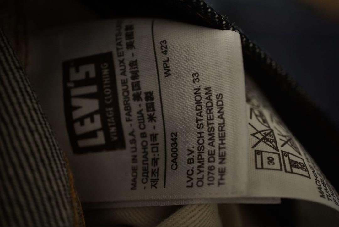 新品 LEVI'S LVC デッドストック アメリカ製 1947モデル 復刻