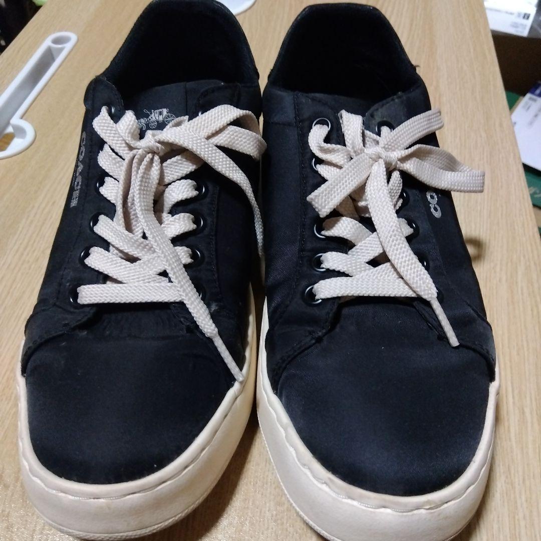 COACH コーチブラック スニーカー
