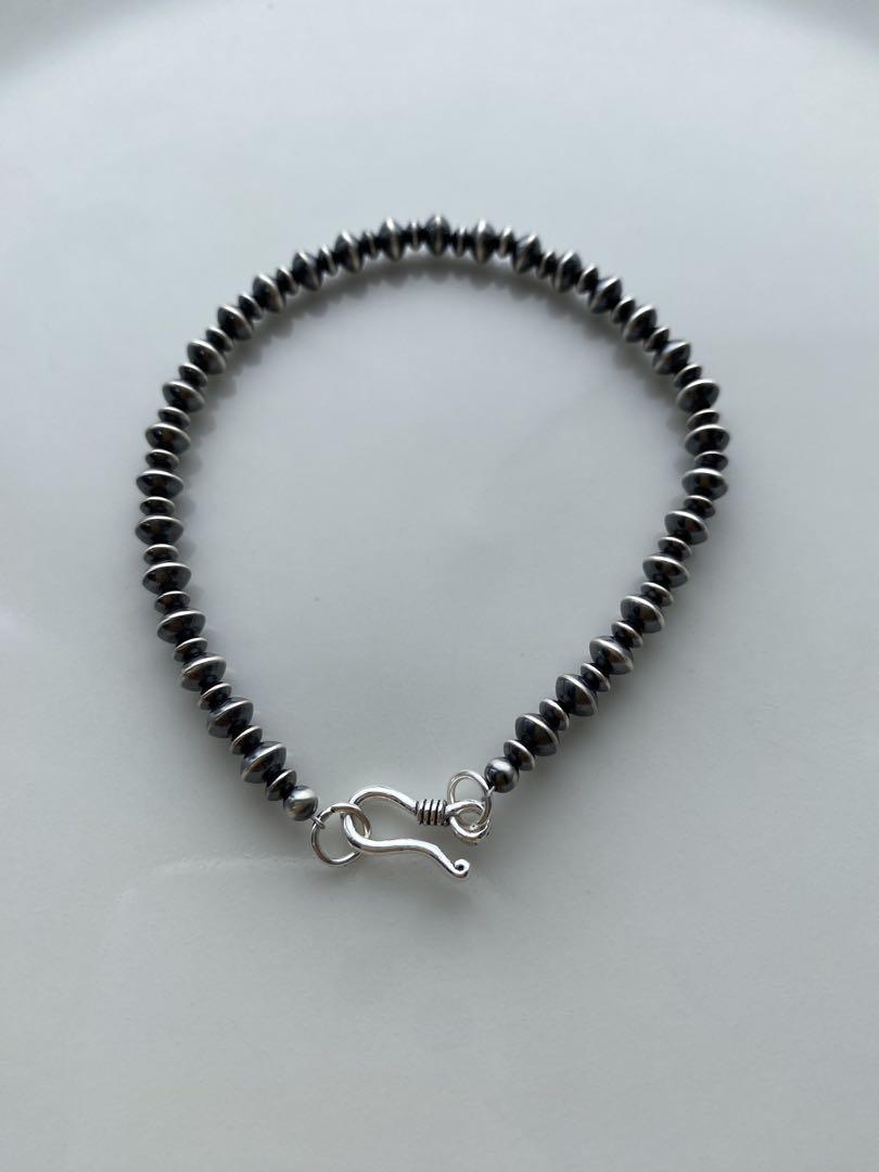 ナバホビーズ ナバホパール ブレスレット シルバー925 silver925