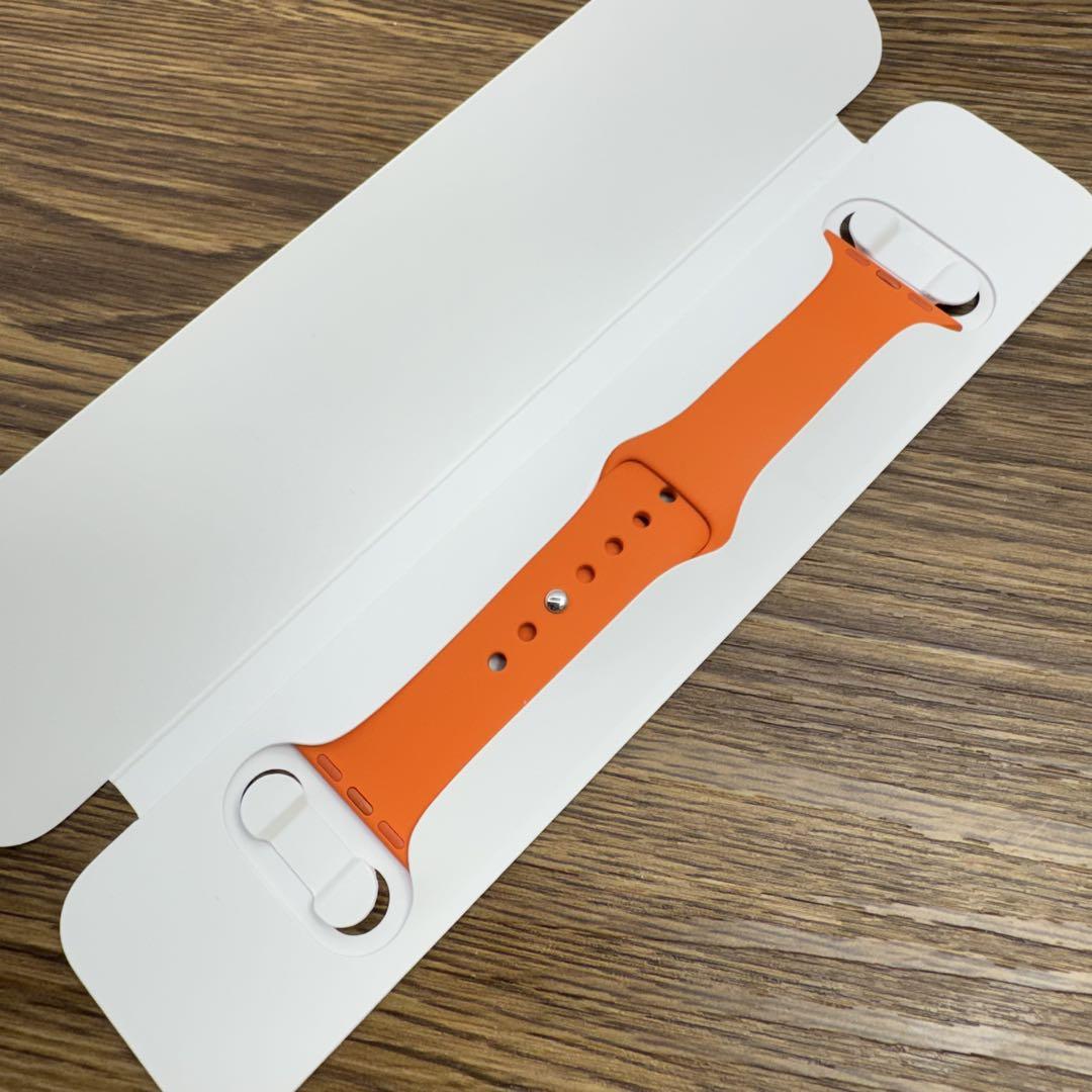 2352 Apple Watch エルメス　オレンジ　スポーツバンド　シリコン