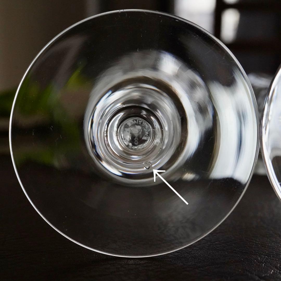 希少オールドバカラ レイラ｜BACCARATシャンパンフルートグラス ペア★美品