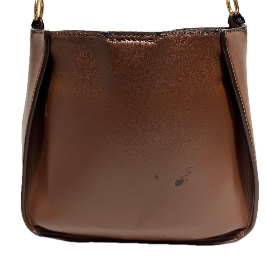 ステラマッカートニー ショルダーバッグ 合皮 クロスボディ ブラウン B09 ステラマッカートニー ショルダーバッグ 合皮 クロスボディ ブラウン B09