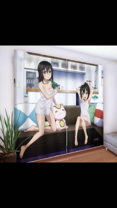 ストライク・ザ・ブラッド　描き下ろしカーテン　雪菜　凪沙　カーテン魂