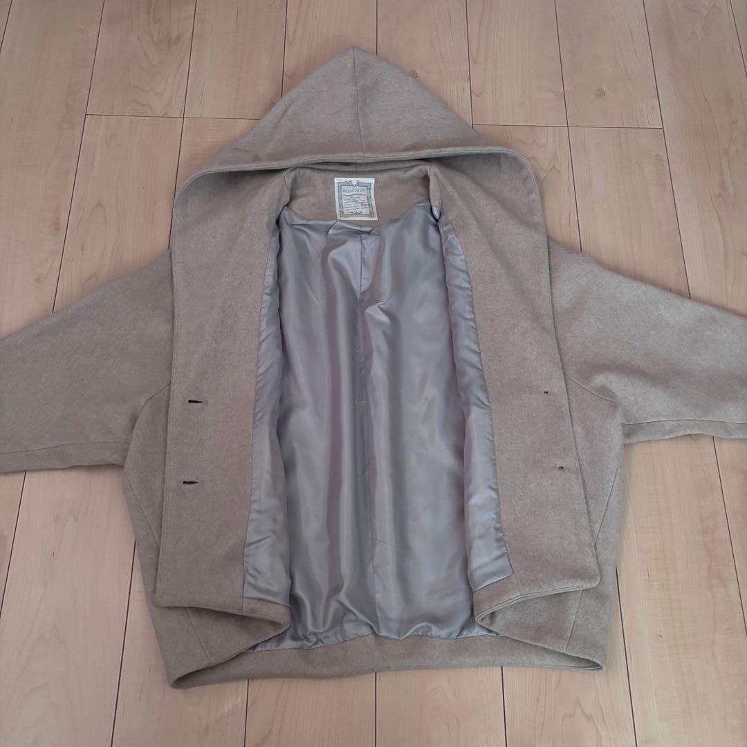 BEARDSLEY ビアズリー コクーンフーディーコート ¥52,800 BEARDSLEY ビアズリー コクーンフーディーコート ¥52,800