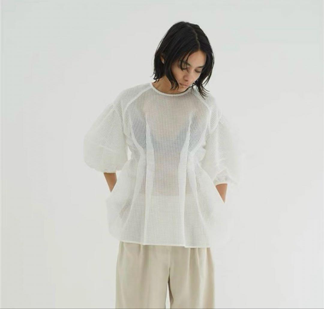 CLANE SHEER PLAID VOLUME SLEEVE 1 - メルカリ