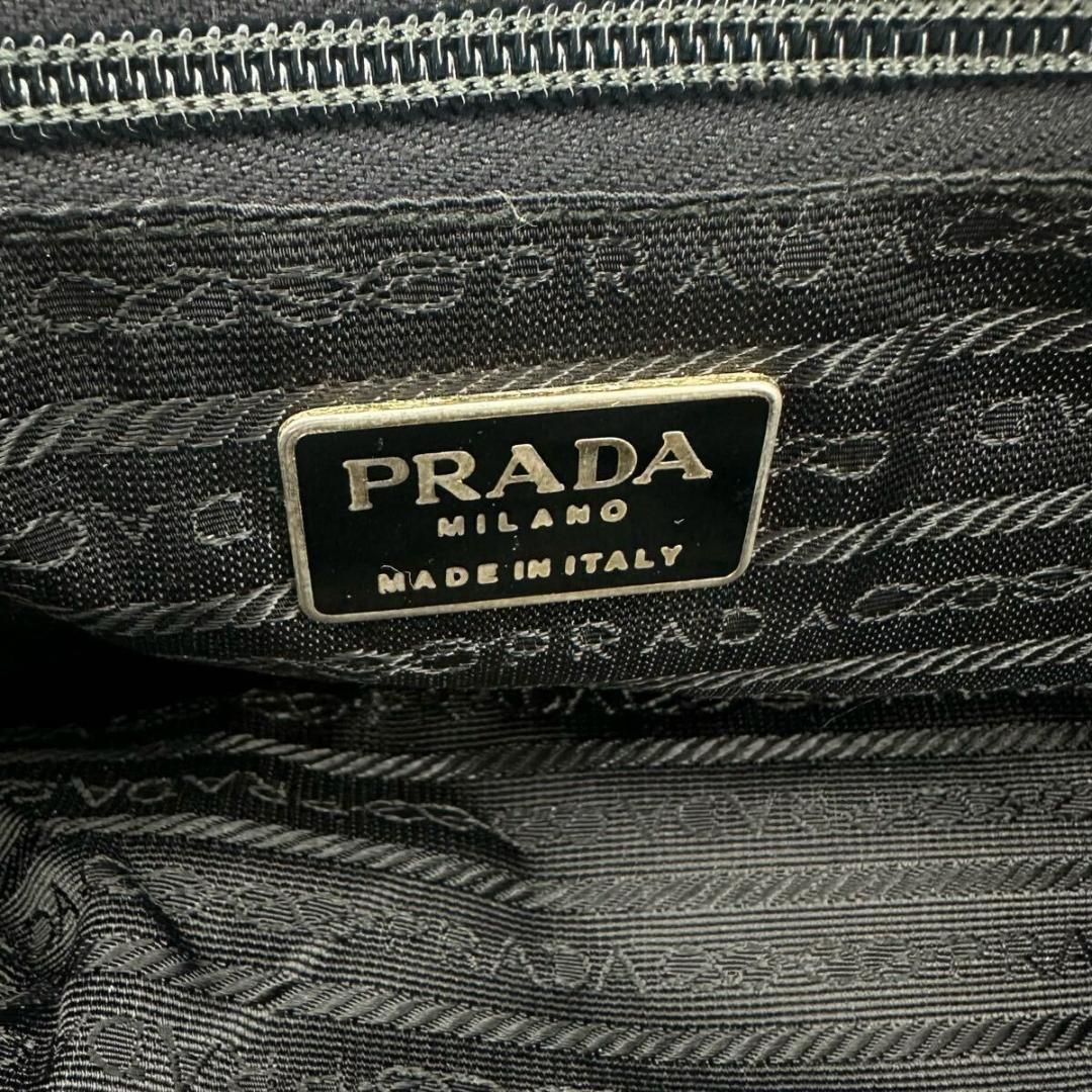 ☆良品☆ PRADA プラダ トートバッグ ナイロン ステッチロゴ