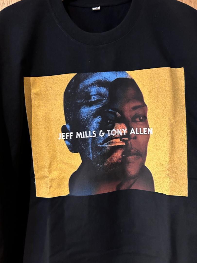 JeffMills ジェフミルズ トニーアレン Tony Allen Tシャツ