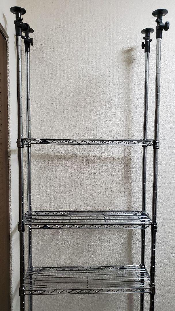 ルミナス スチールラック6段 59.5cm×19.5cm×215～280cm