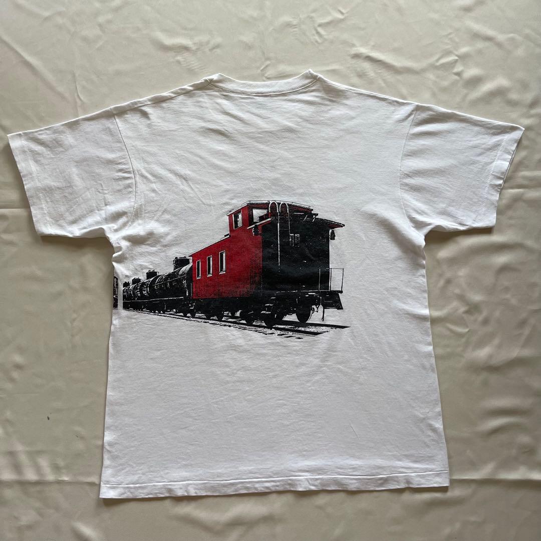XL 90s 蒸気機関車 Vintage Tee ヴィンテージTシャツ USA製