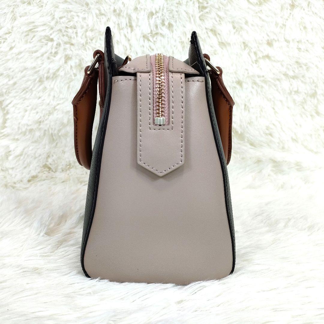 ポールスミス　ハンドバッグ　2way ショルダー　サフィアーノ　バイカラー 未使用級✨ポールスミス ショルダーバッグ 2way サフィアーノ